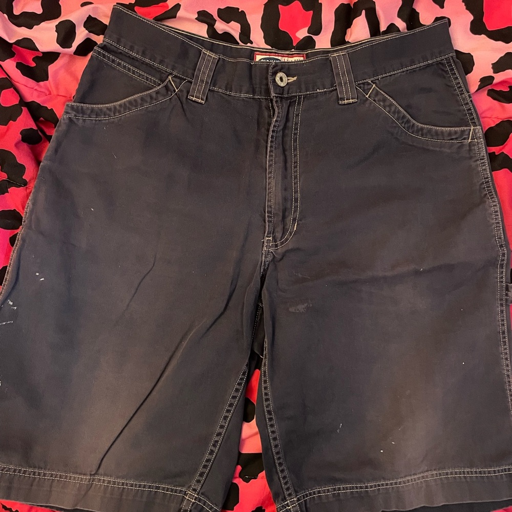 Old Navy Men's Dark Gray Flat Front Shorts